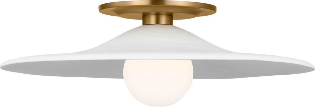 Visual Comfort Studio Collection KSF1121BBS Endicott Flush Mount in Burnished Brass