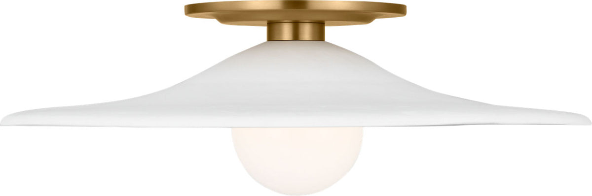 Visual Comfort Studio Collection KSF1121BBS Endicott Flush Mount in Burnished Brass