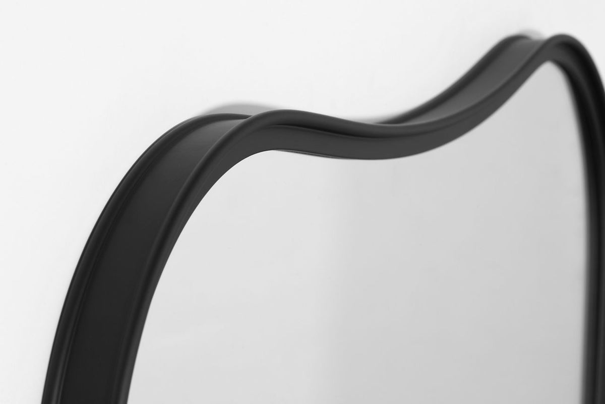 Visual Comfort Studio Collection KSMR101MBK Cosway Mirror in Midnight Black