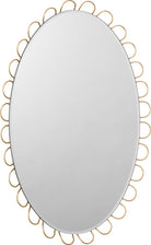 Miroir Tirreno KSMR102GD de la collection Visual Comfort Studio, couleur dorée