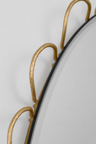Miroir Tirreno KSMR102GD de la collection Visual Comfort Studio, couleur dorée