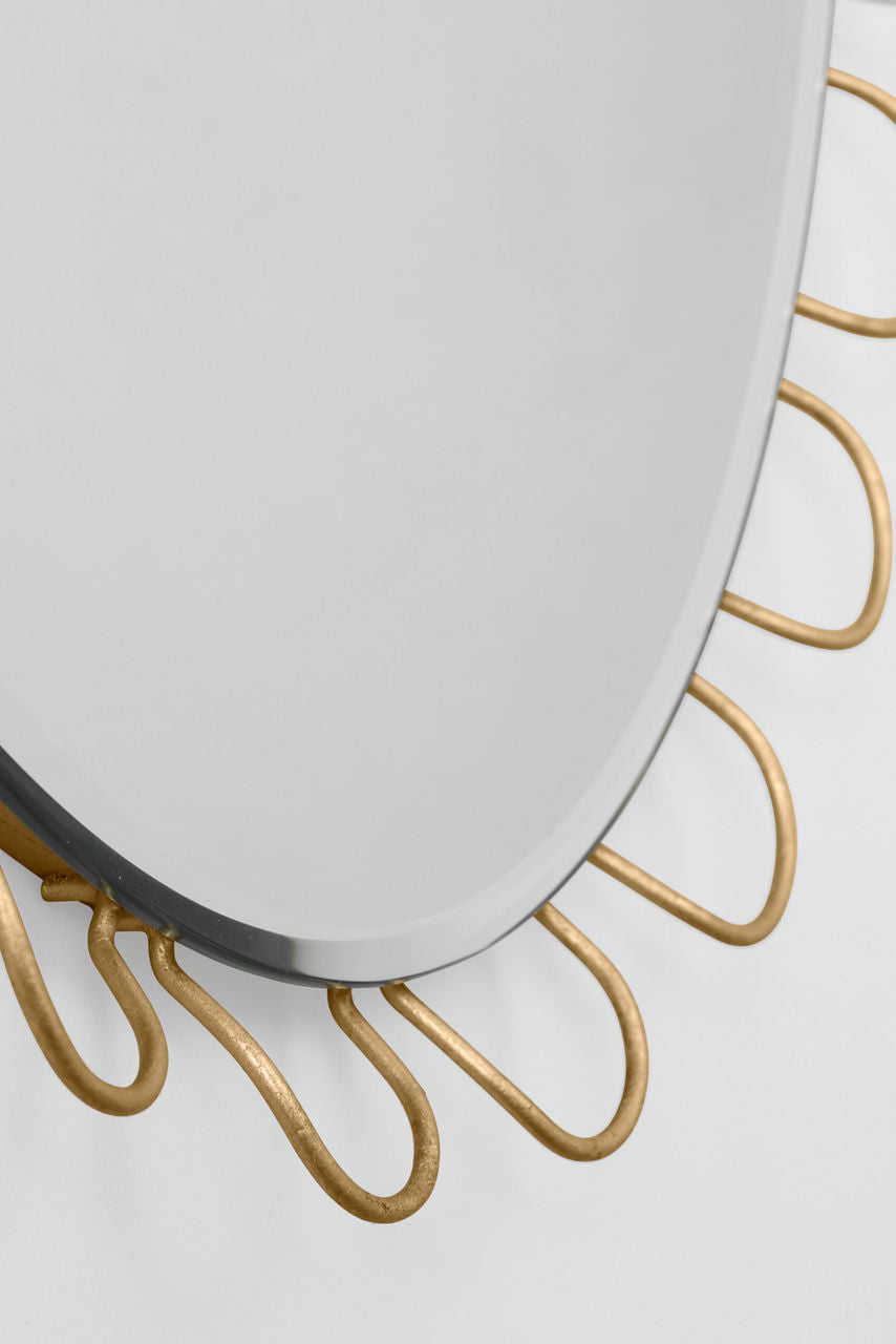 Visual Comfort Studio Collection KSMR102GD Tirreno Mirror in Gild