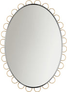 Miroir Tirreno KSMR102GD de la collection Visual Comfort Studio, couleur dorée