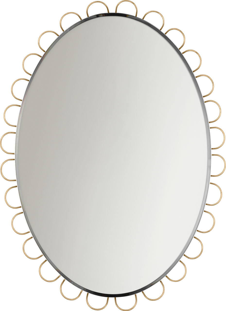 Visual Comfort Studio Collection KSMR102GD Tirreno Mirror in Gild