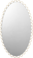 Miroir Tirreno KSMR103GD de la collection Visual Comfort Studio, couleur dorée
