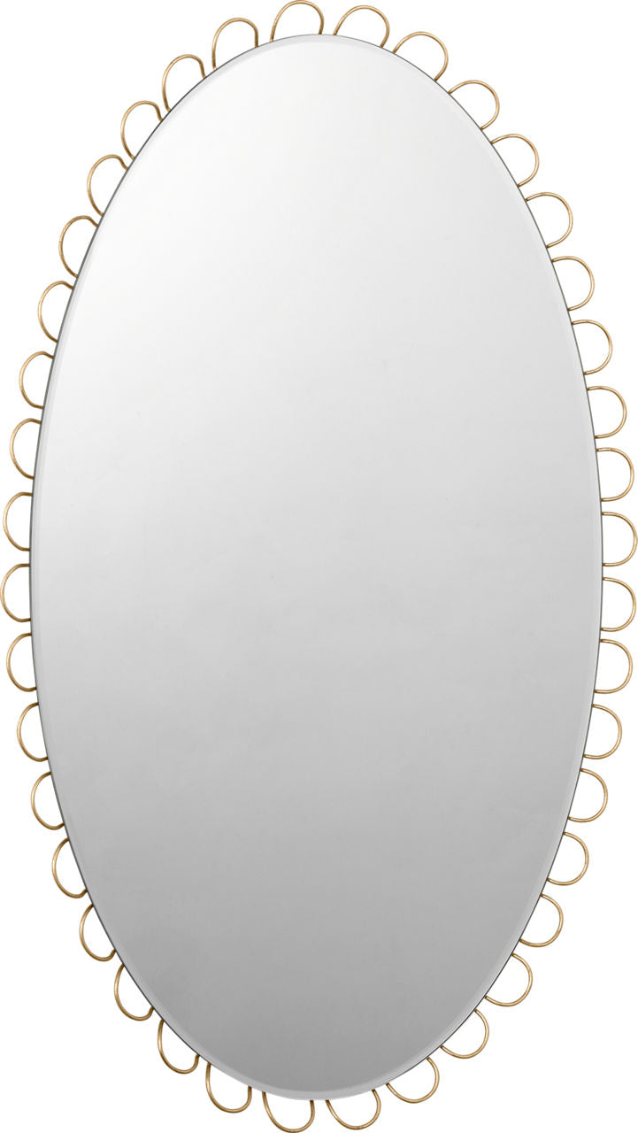 Visual Comfort Studio Collection KSMR103GD Tirreno Mirror in Gild
