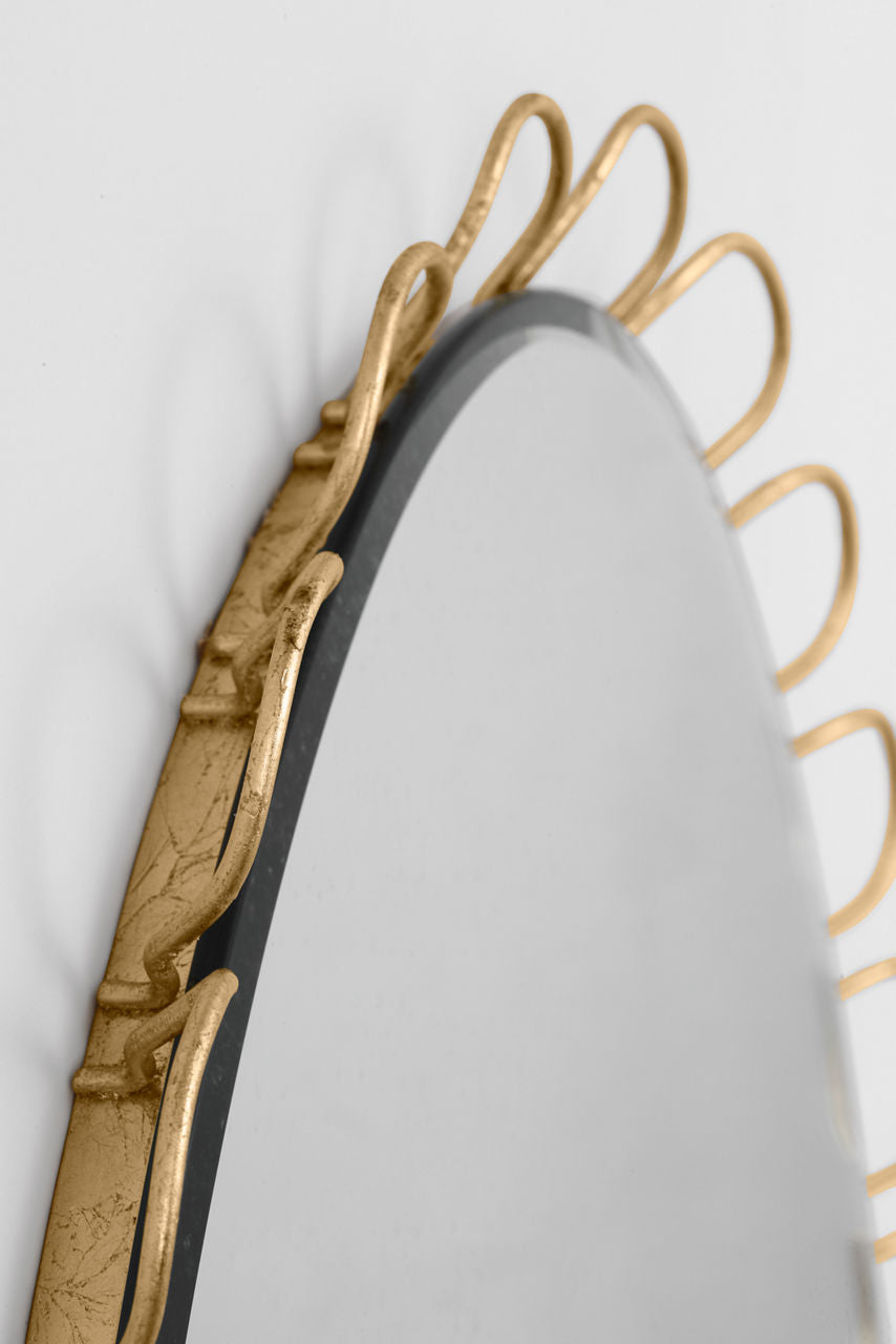 Visual Comfort Studio Collection KSMR103GD Tirreno Mirror in Gild