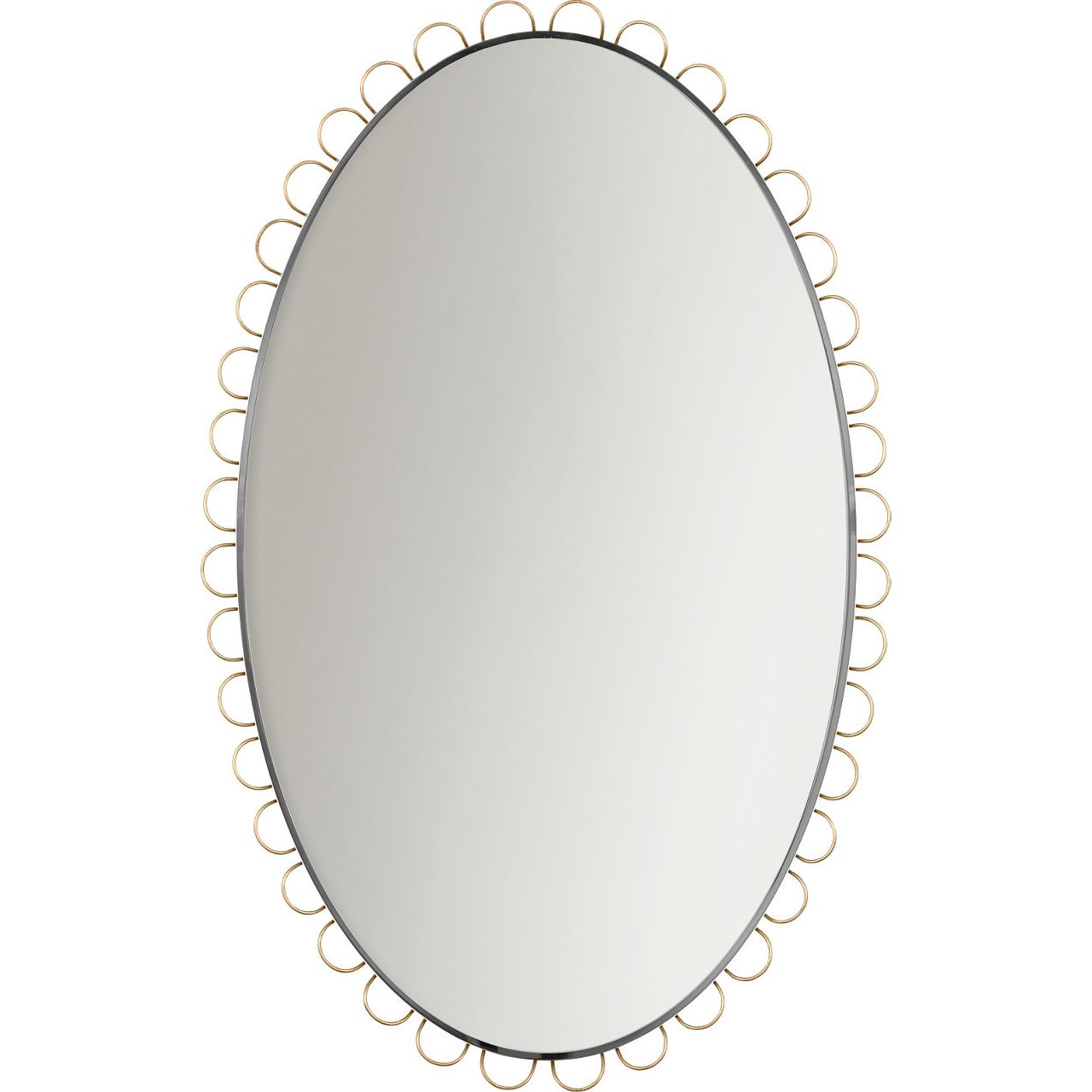 Visual Comfort Studio Collection KSMR103GD Tirreno Mirror in Gild