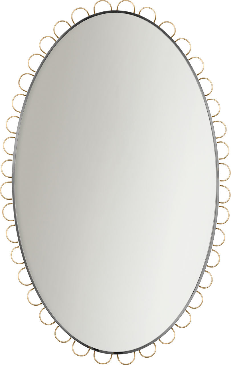 Visual Comfort Studio Collection KSMR103GD Tirreno Mirror in Gild