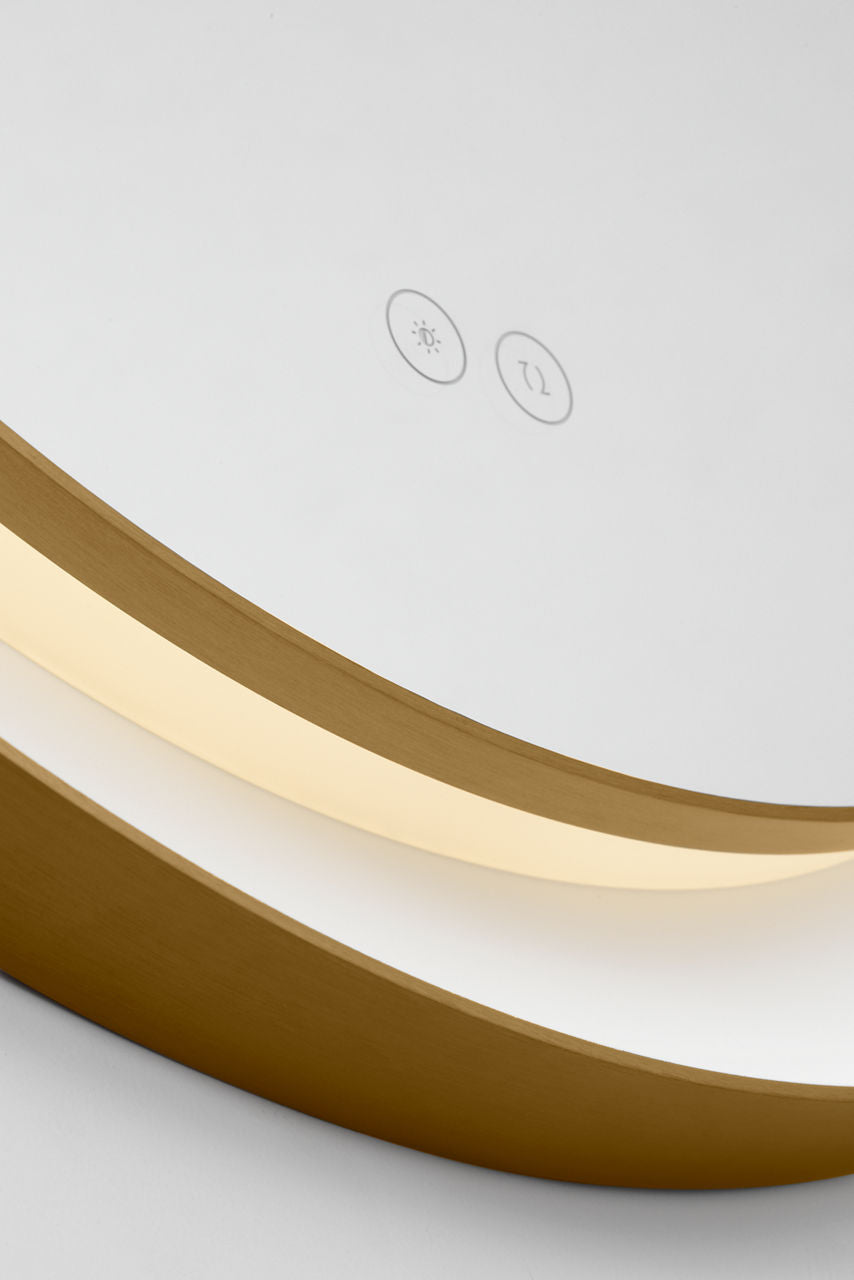 Visual Comfort Studio Collection KSMRIL104BBS Chopin Illuminated Mirror in Burnished Brass