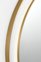 Collection Visual Comfort Studio KSMRIL105BBS Miroir Chopin illuminé en laiton bruni