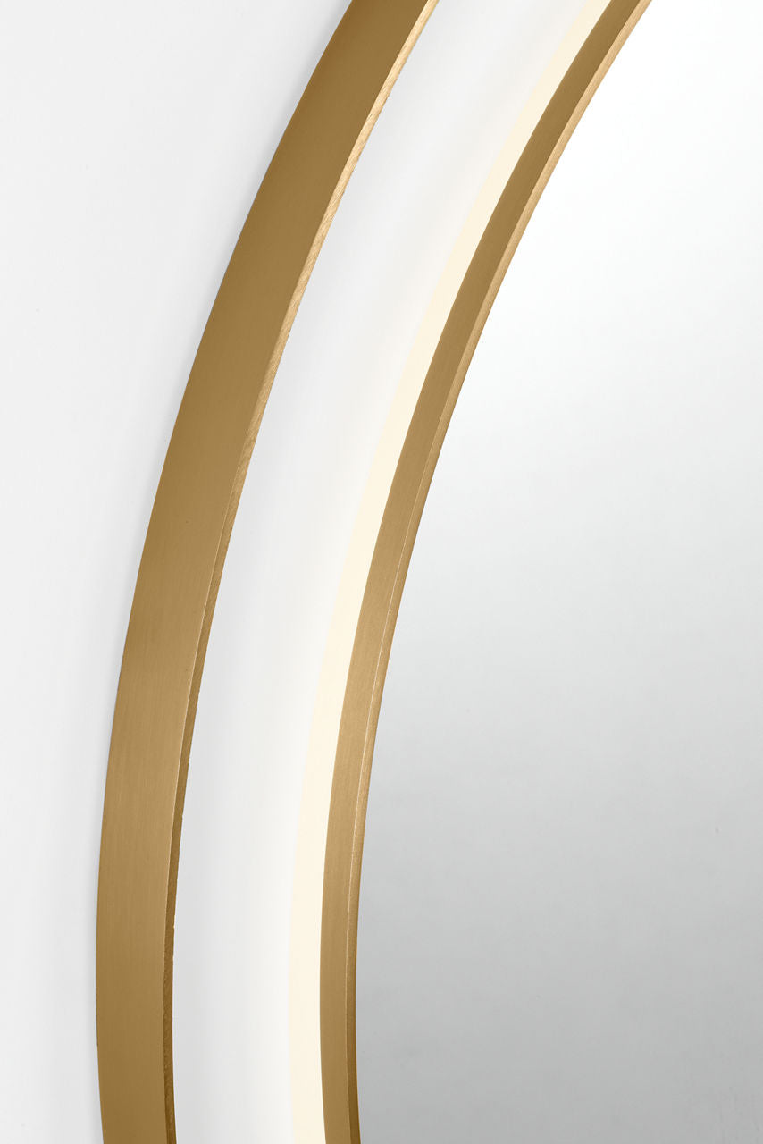 Visual Comfort Studio Collection KSMRIL105BBS Chopin Illuminated Mirror in Burnished Brass