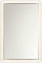 Collection Visual Comfort Studio KSMRIL106PN Miroir rectangulaire lumineux Chopin en nickel poli
