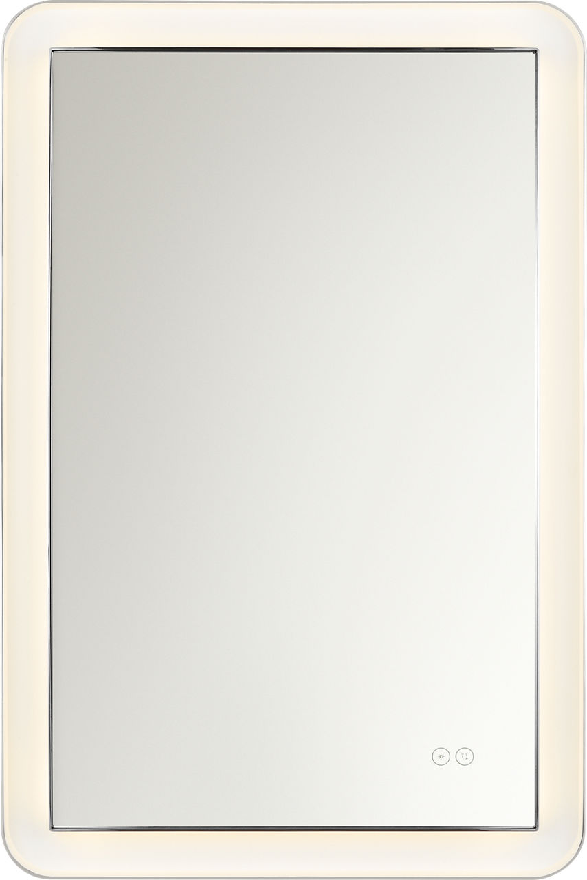 Visual Comfort Studio Collection KSMRIL106PN Chopin Rectangular Illuminated Mirror in Polished Nickel