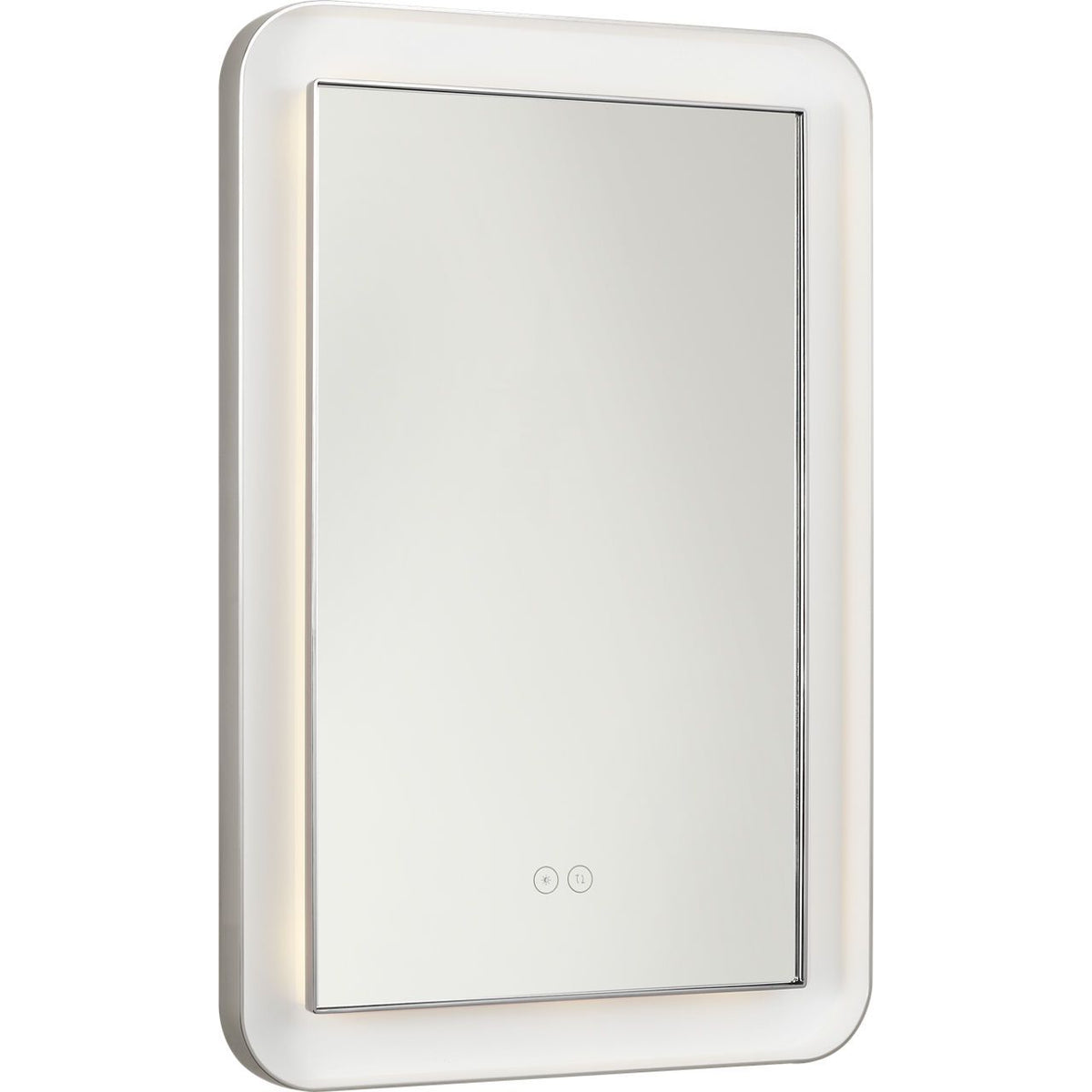 Visual Comfort Studio Collection KSMRIL107PN Chopin Rectangular Illuminated Mirror in Polished Nickel