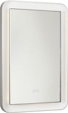 Collection Visual Comfort Studio KSMRIL107PN Miroir rectangulaire lumineux Chopin en nickel poli
