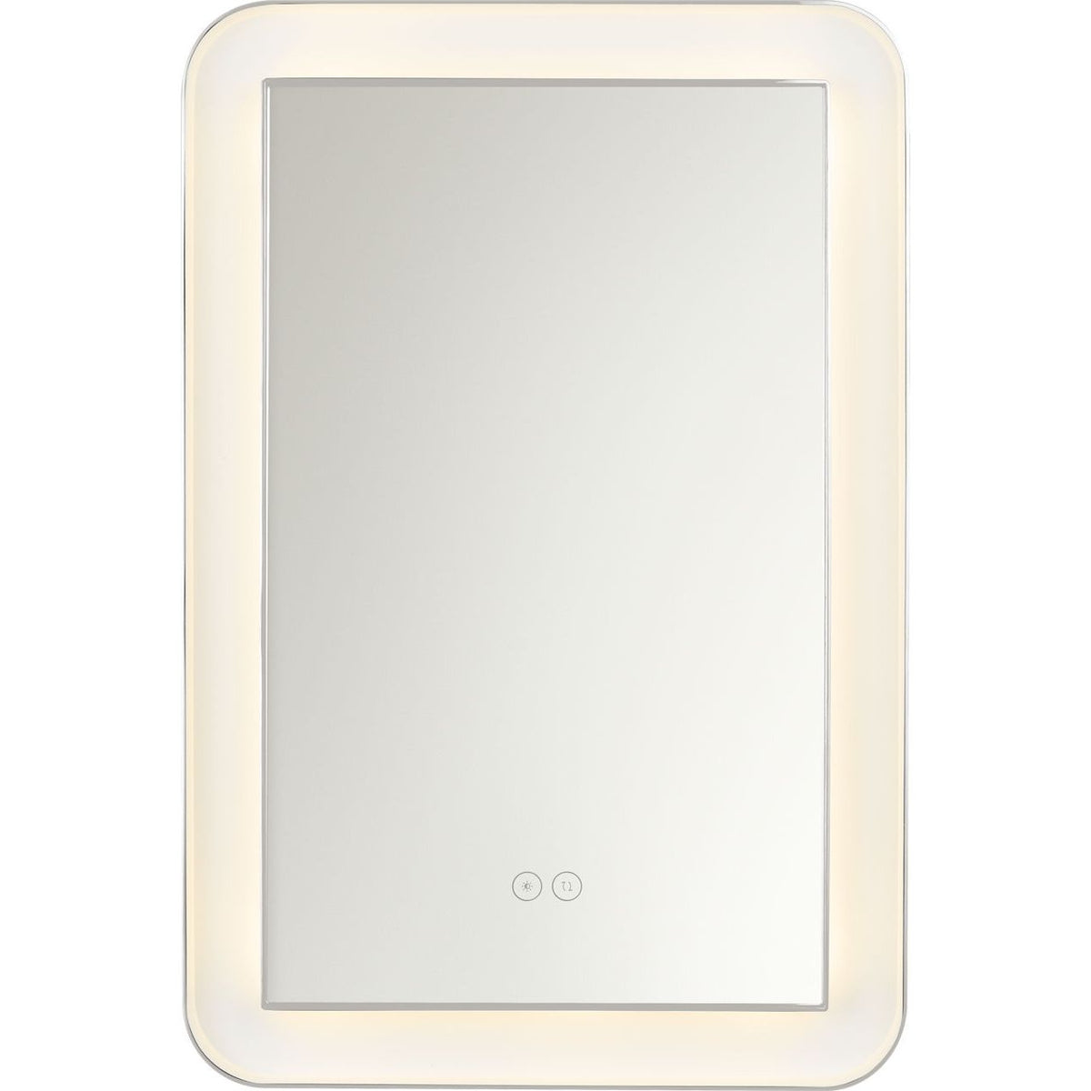 Visual Comfort Studio Collection KSMRIL107PN Chopin Rectangular Illuminated Mirror in Polished Nickel