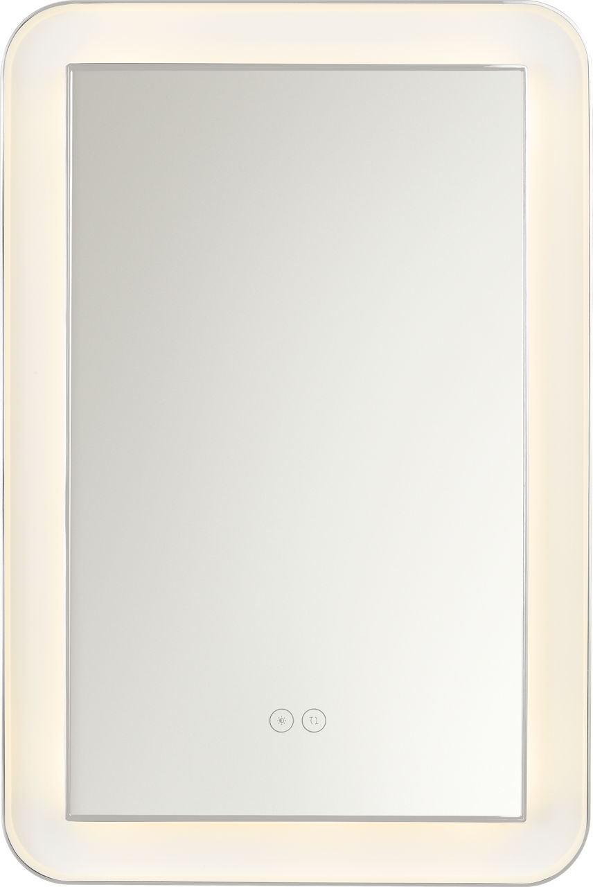 Visual Comfort Studio Collection KSMRIL107PN Chopin Rectangular Illuminated Mirror in Polished Nickel