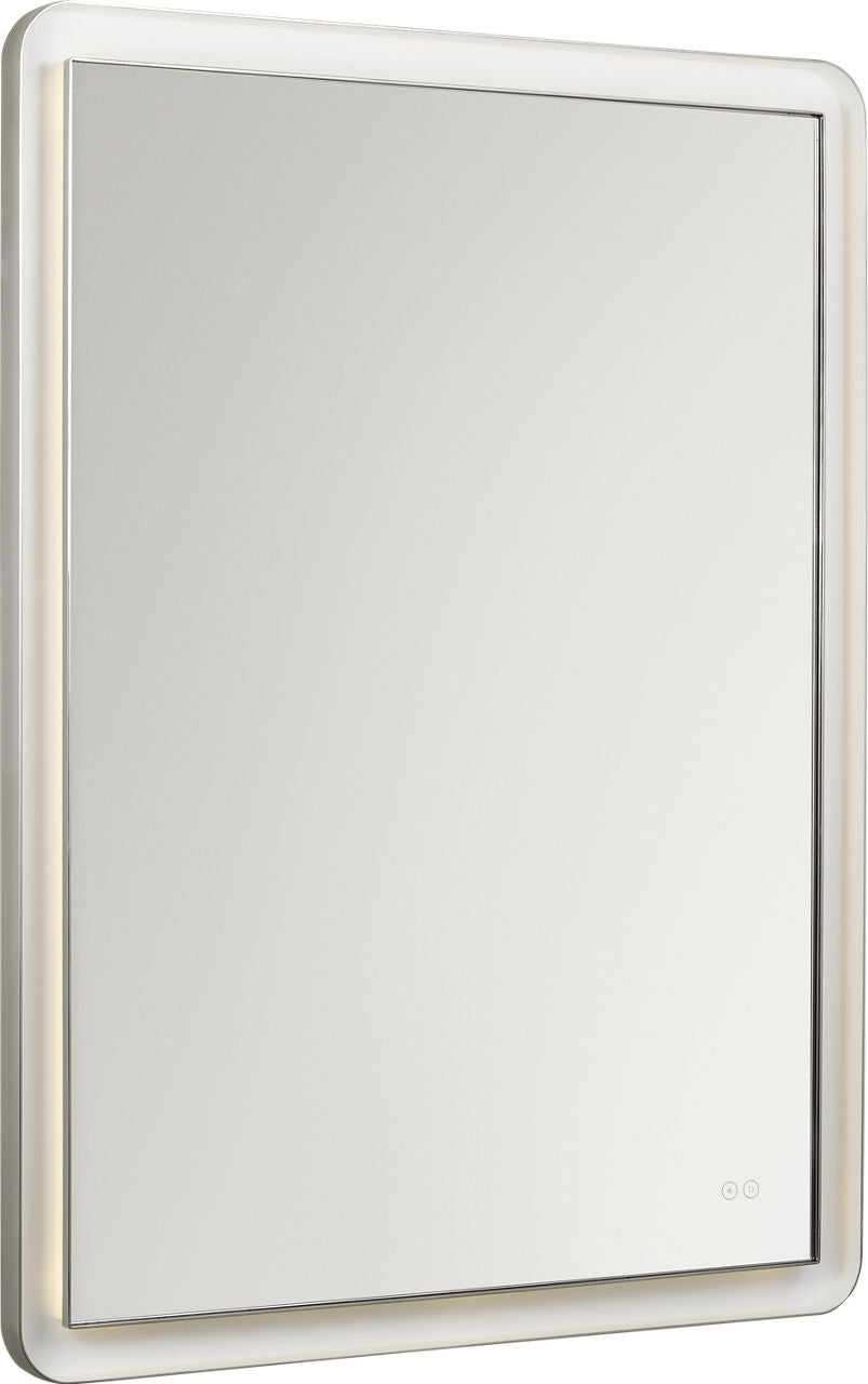 Visual Comfort Studio Collection KSMRIL108PN Chopin Rectangular Illuminated Mirror in Polished Nickel