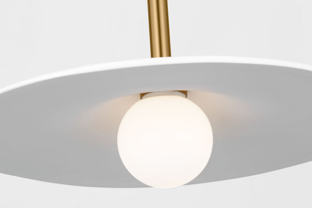 Collection Studio Visual Comfort KSP1191BBS Endicott Suspension en laiton bruni