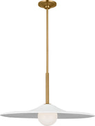 Collection Studio Visual Comfort KSP1201BBS Endicott Suspension en laiton bruni