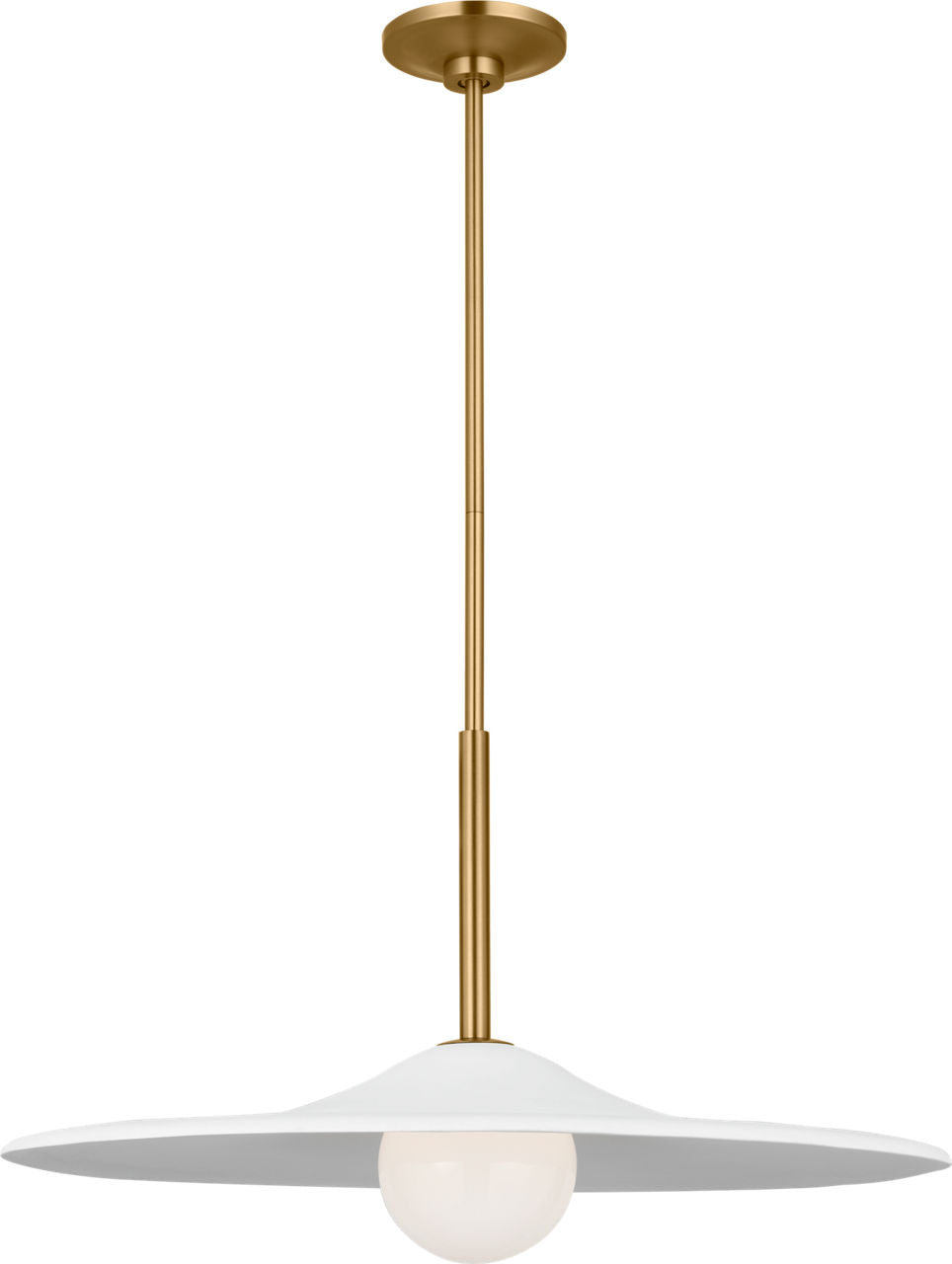 Collection Studio Visual Comfort KSP1201BBS Endicott Suspension en laiton bruni