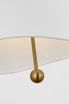 Abat-jour suspendu Beauvoir de la collection Visual Comfort Studio KSP1213BBS en laiton bruni
