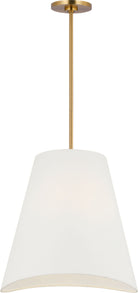 Abat-jour suspendu Beauvoir de la collection Visual Comfort Studio KSP1213BBS en laiton bruni
