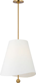 Abat-jour suspendu Beauvoir de la collection Visual Comfort Studio KSP1213BBS en laiton bruni