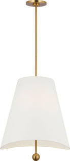 Abat-jour suspendu Beauvoir de la collection Visual Comfort Studio KSP1213BBS en laiton bruni
