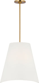 Abat-jour suspendu Beauvoir de la collection Visual Comfort Studio KSP1213BBS en laiton bruni