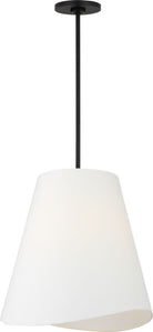 Abat-jour suspendu Beauvoir KSP1213MBK de la collection Visual Comfort Studio, coloris Noir Minuit