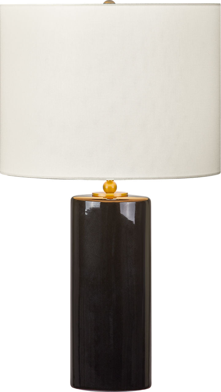 Visual Comfort Studio Collection KST1241CBK Lauren Table Lamp in Black Ceramic
