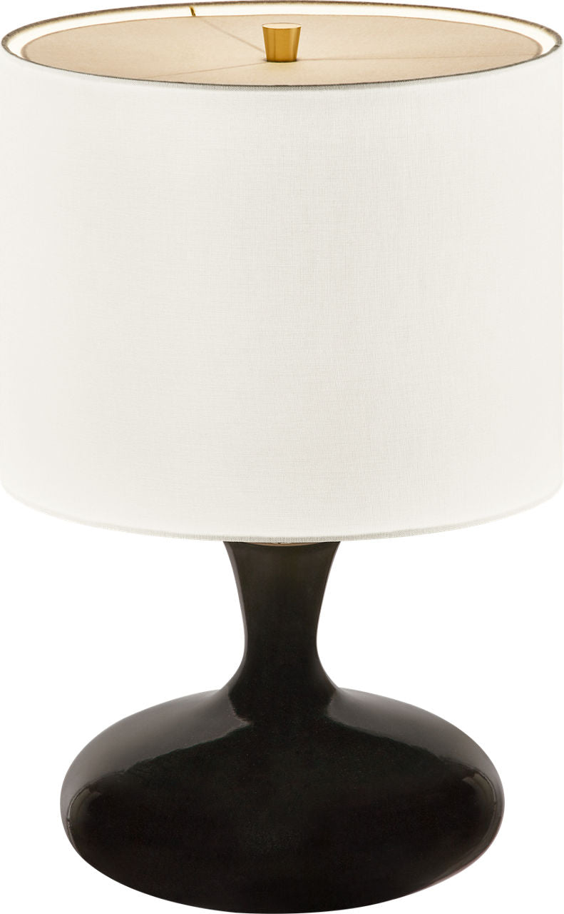 Collection Studio Visual Comfort KST1251CBK Ambre Lampe de table en céramique noire