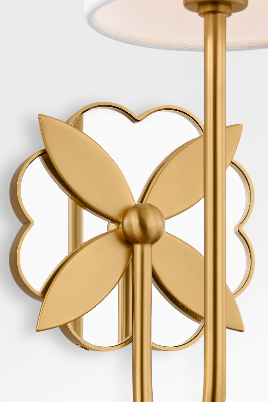Visual Comfort Studio Collection KSW1181BBS Spencer Sconce in Burnished Brass