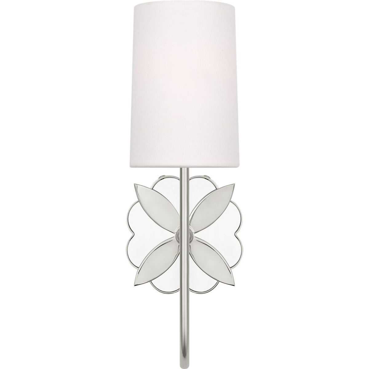 Visual Comfort Studio Collection KSW1181PN Spencer Sconce in Polished Nickel