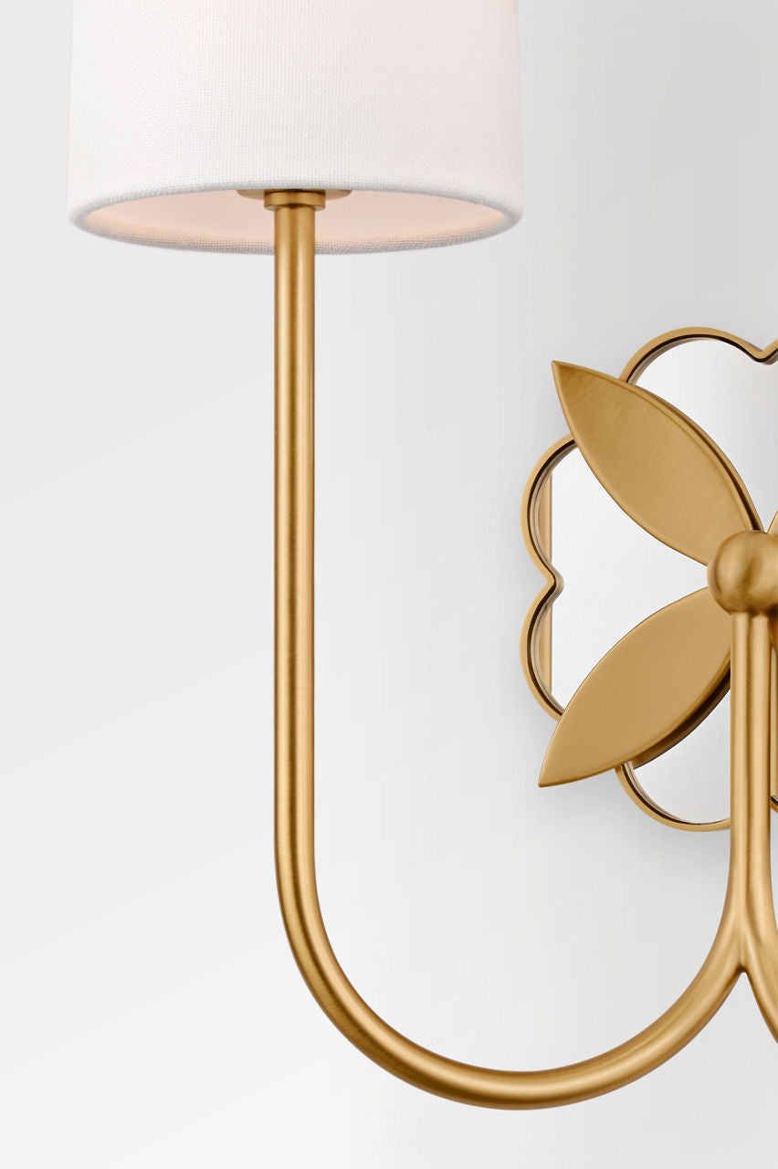 Visual Comfort Studio Collection KSW1192BBS Spencer Double Sconce in Burnished Brass