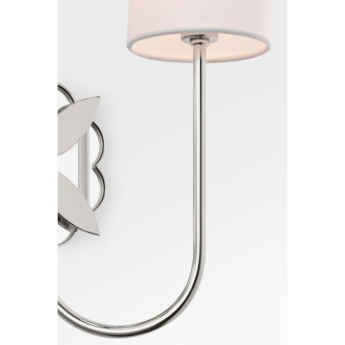 Applique double Spencer KSW1192PN de la collection Visual Comfort Studio, en nickel poli