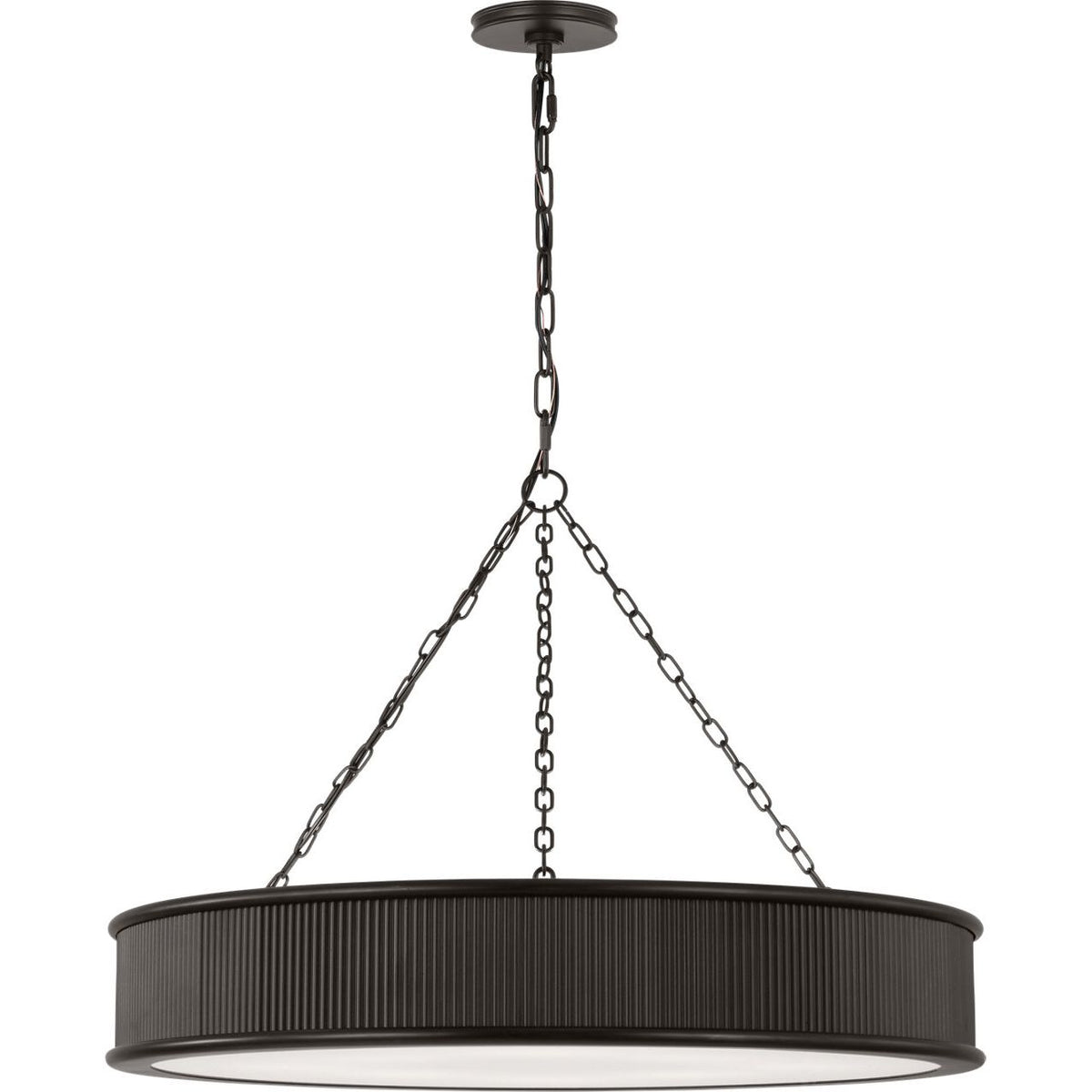 Visual Comfort Studio Collection PCC1008AI Ritz Chandelier in Aged Iron