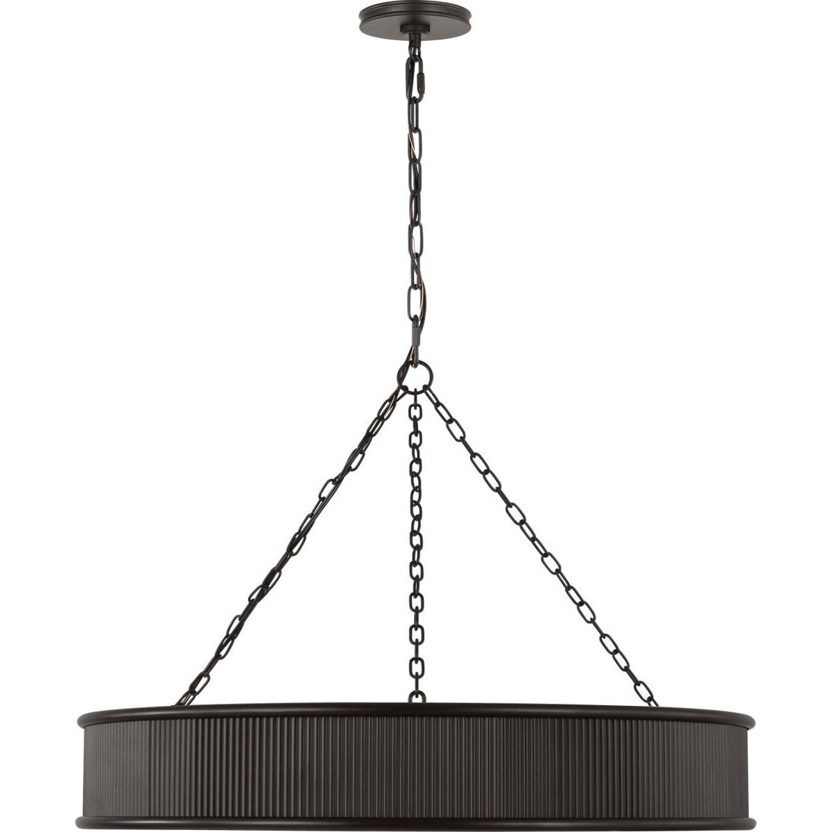 Visual Comfort Studio Collection PCC1008AI Ritz Chandelier in Aged Iron