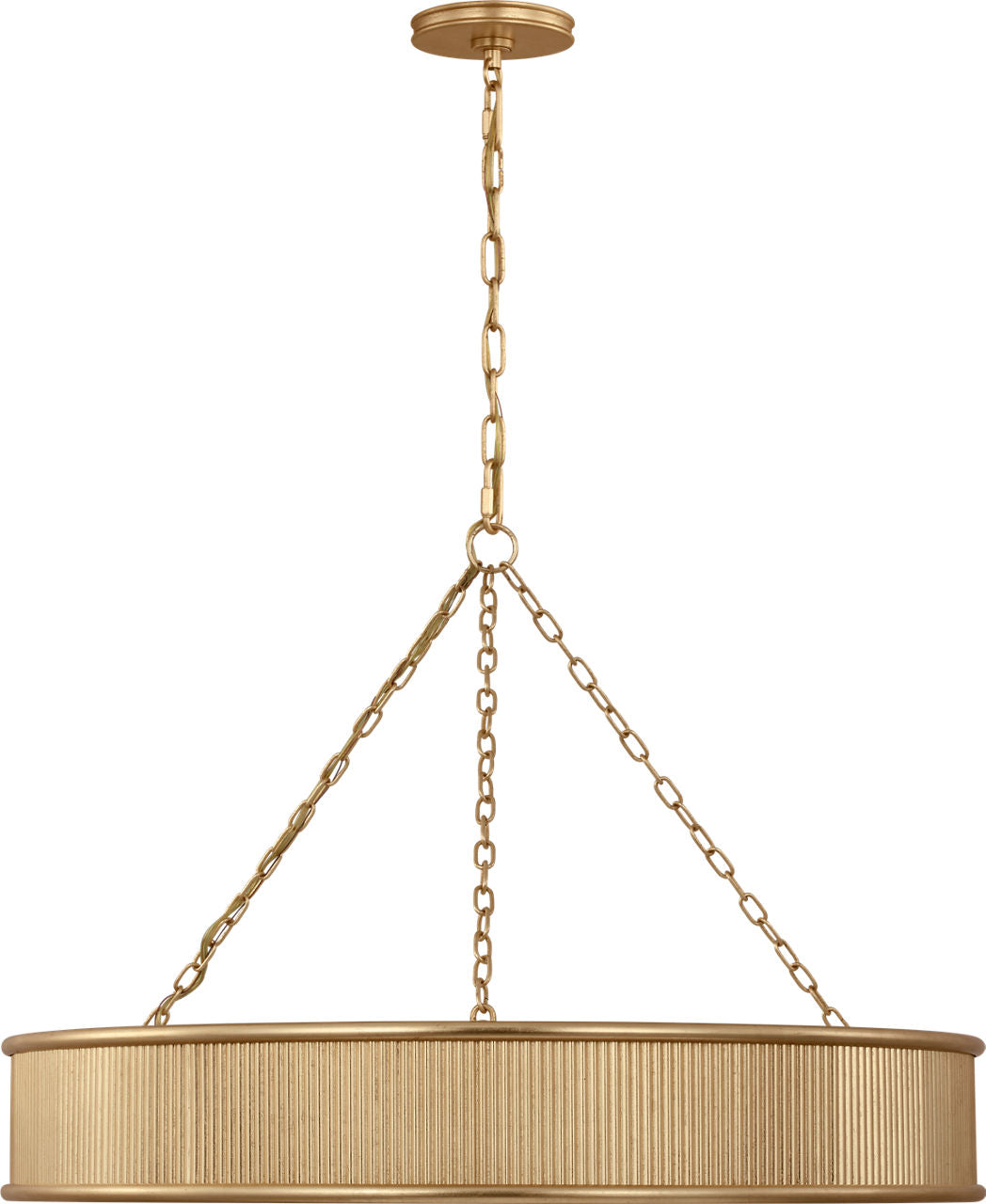 Visual Comfort Studio Collection PCC1008GD Ritz Chandelier in Gild