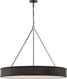 Visual Comfort Studio Collection PCC10110AI Ritz Chandelier in Aged Iron