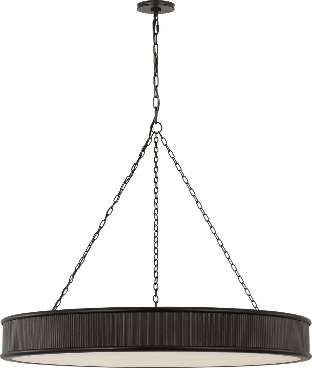 Visual Comfort Studio Collection PCC10110AI Ritz Chandelier in Aged Iron