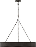 Visual Comfort Studio Collection PCC10110AI Ritz Chandelier in Aged Iron