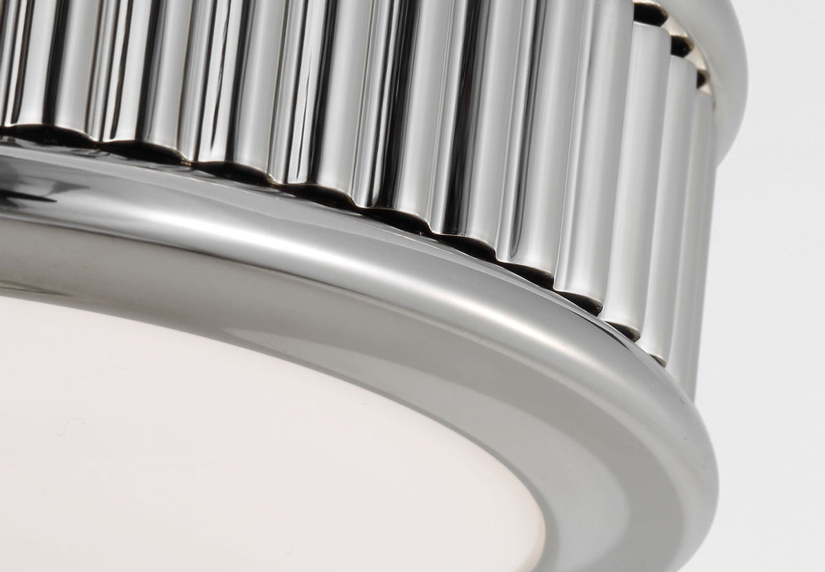 Visual Comfort Studio Collection PCF1001PN Ritz Flush Mount in Polished Nickel