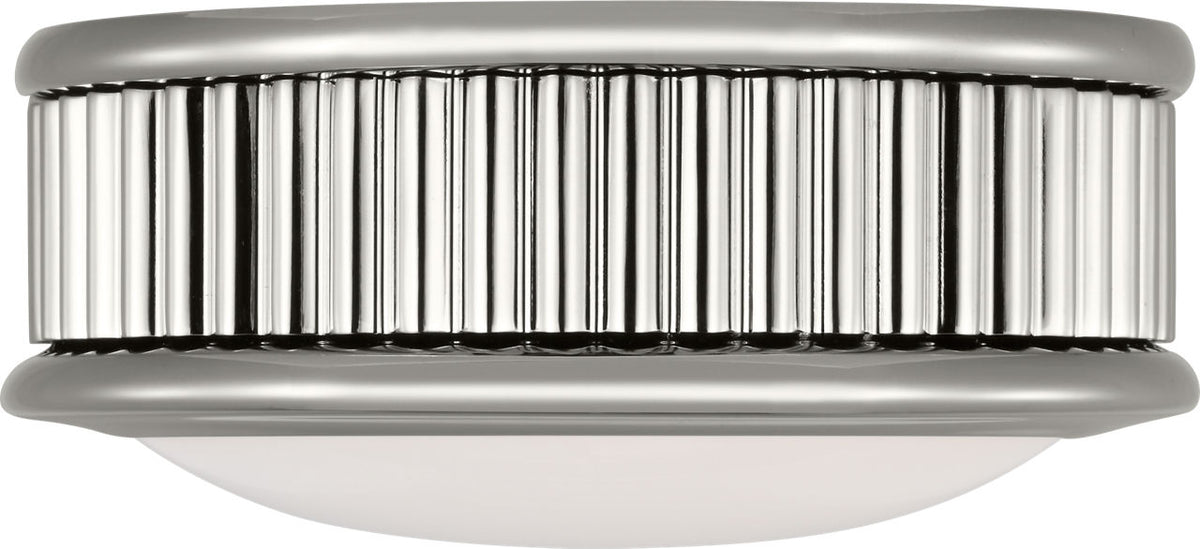Visual Comfort Studio Collection PCF1001PN Ritz Flush Mount in Polished Nickel