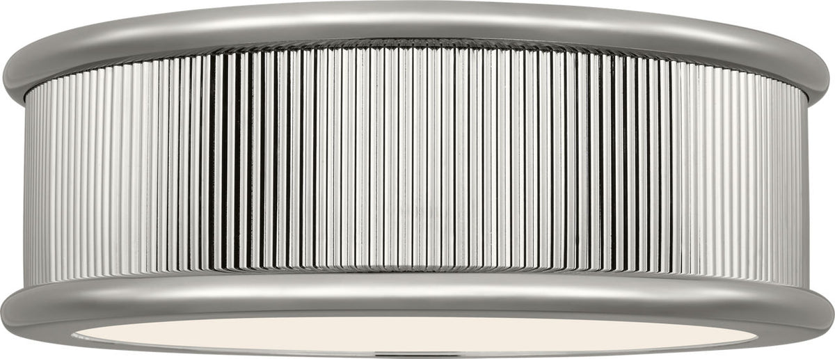 Visual Comfort Studio Collection PCF1025PN Ritz Large Flush Mount in Polished Nickel