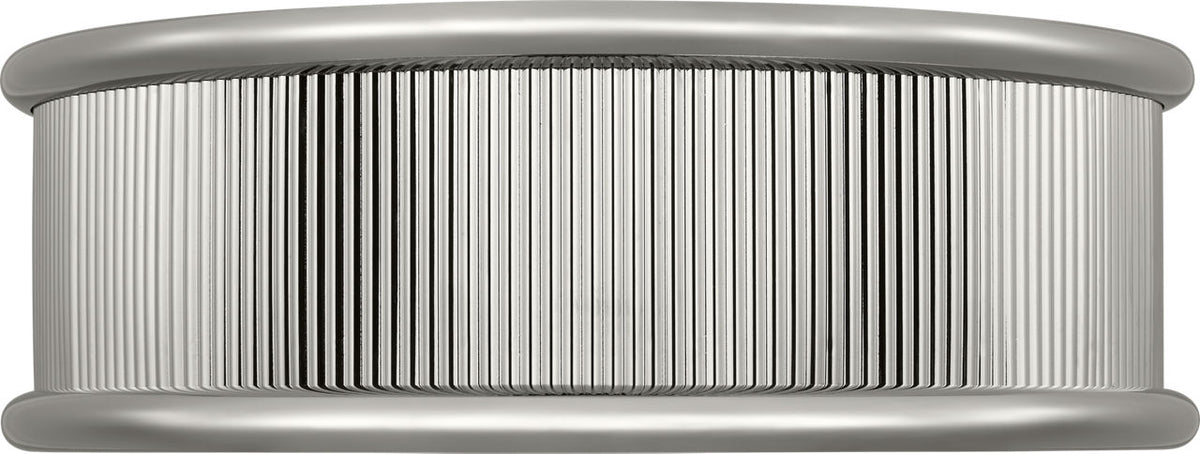 Visual Comfort Studio Collection PCF1025PN Ritz Large Flush Mount in Polished Nickel