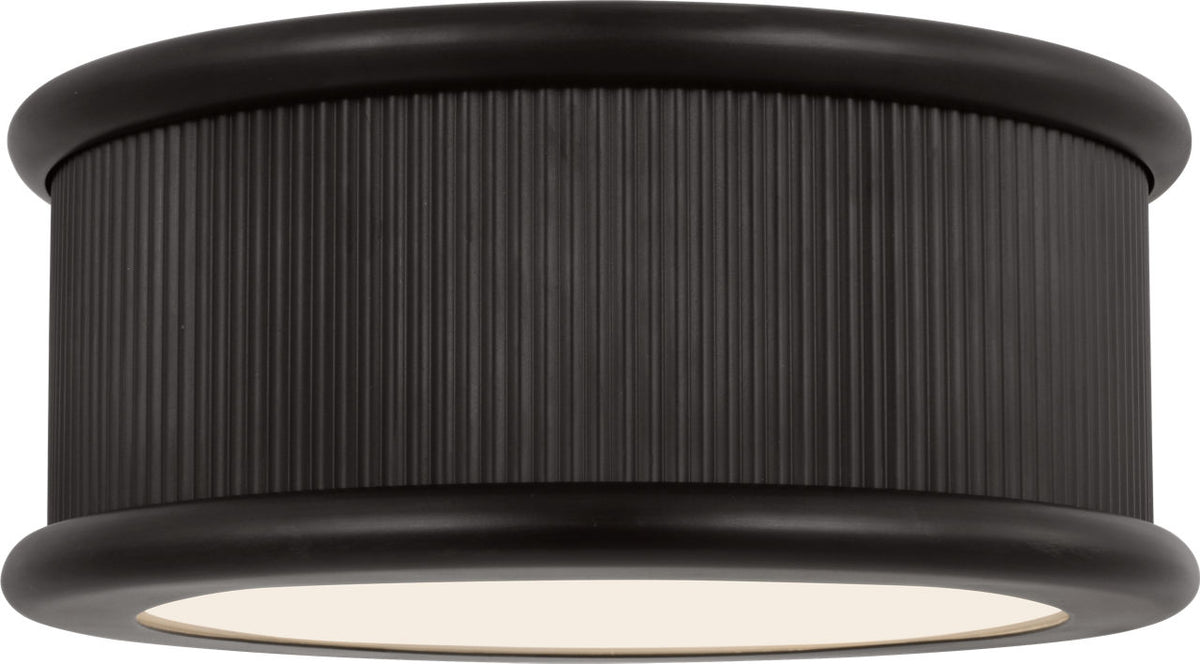 Visual Comfort Studio Collection PCF1033AI Ritz Large Flush Mount in Aged Iron