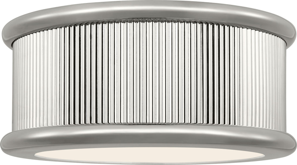 Visual Comfort Studio Collection PCF1033PN Ritz Large Flush Mount in Polished Nickel